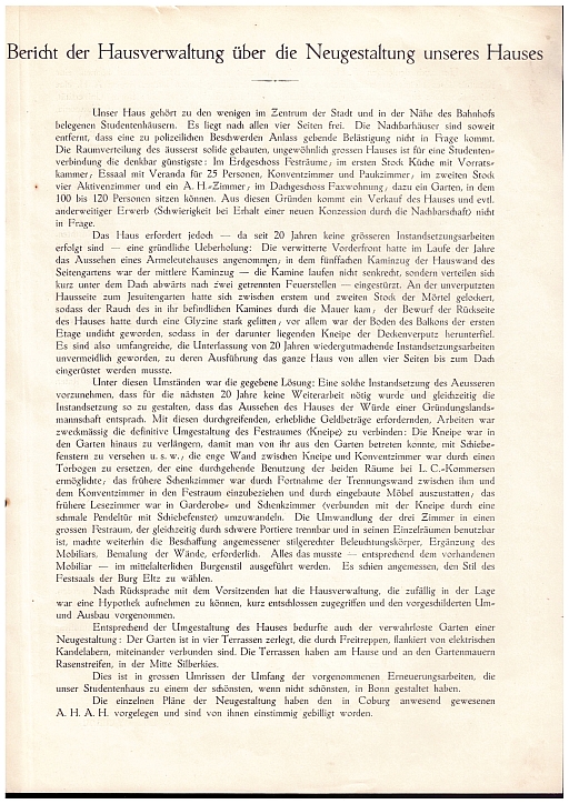 März 1925: Aufruf Dr. Weiland